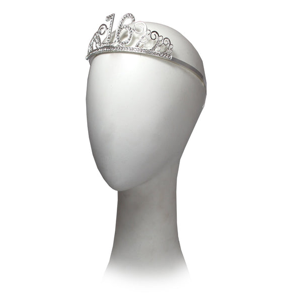 AGE 16 DIAMANTE TIARA IN PVC BOX